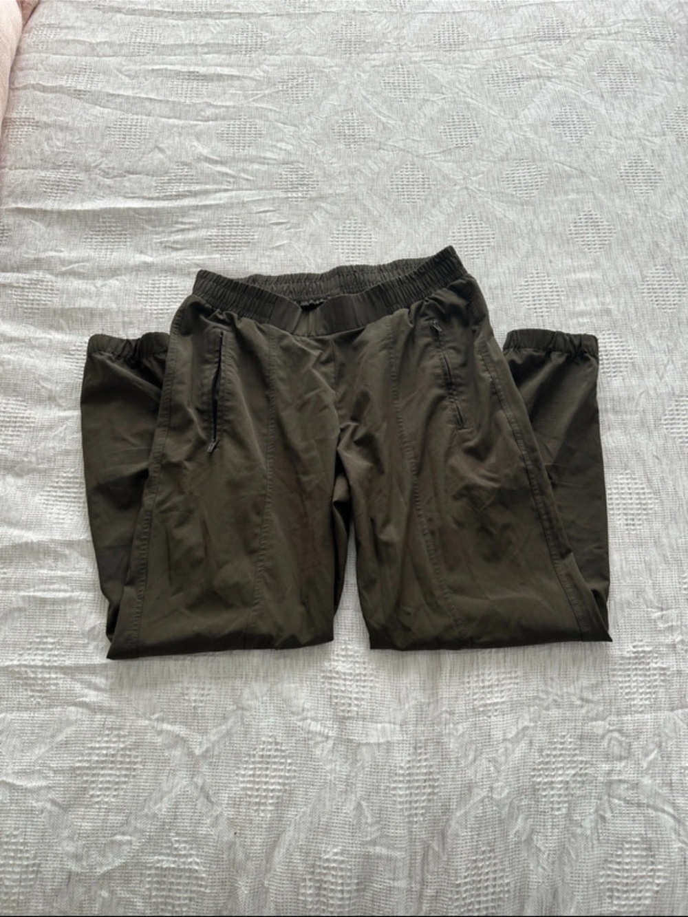 Old Navy Olive Green Lightweight Track Joggers